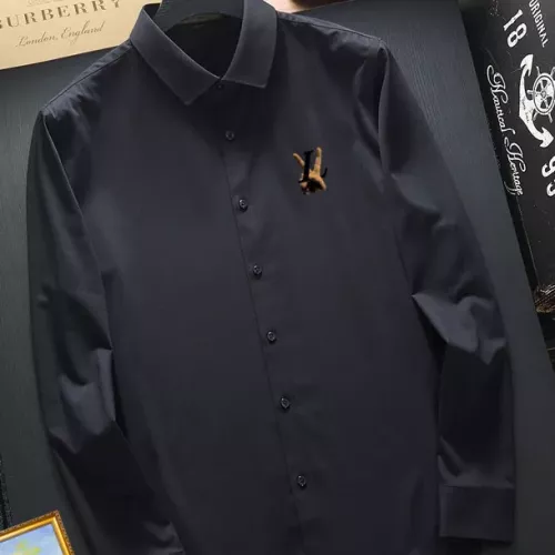 Wholesale Louis Vuitton LV Shirts Long Sleeved For Unisex #1376257 $40.00 USD, Wholesale Quality Replica Louis Vuitton LV Shirts