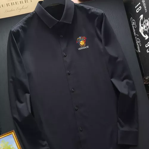 Wholesale Versace Shirts Long Sleeved For Unisex #1376279 $40.00 USD, Wholesale Quality Replica Versace Shirts