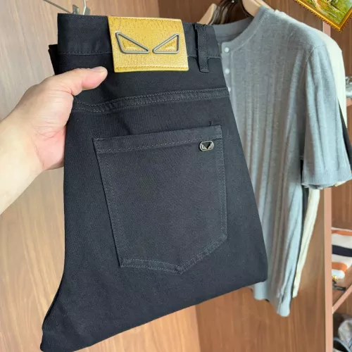Wholesale Fendi Jeans For Men #1376333 $48.00 USD, Wholesale Quality Replica Fendi Jeans