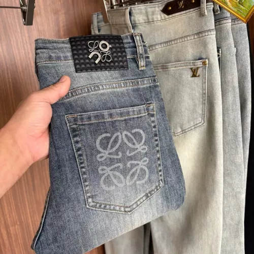 Wholesale LOEWE Jeans For Men #1376338 $48.00 USD, Wholesale Quality Replica LOEWE Jeans