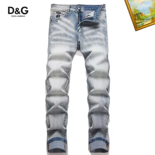 Replica Dolce & Gabbana D&G Jeans For Men #1376372 $48.00 USD for Wholesale