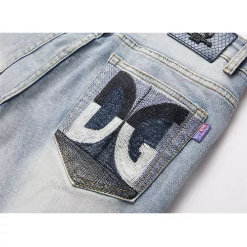 Replica Dolce & Gabbana D&G Jeans For Men #1376372 $48.00 USD for Wholesale