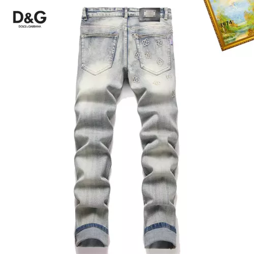 Wholesale Dolce &amp; Gabbana D&amp;G Jeans For Men #1376380 $48.00 USD, Wholesale Quality Replica Dolce &amp; Gabbana D&amp;G Jeans