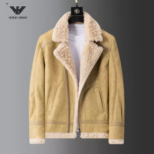Wholesale Armani Jackets Long Sleeved For Men #1376395 $128.00 USD, Wholesale Quality Replica Armani Jackets