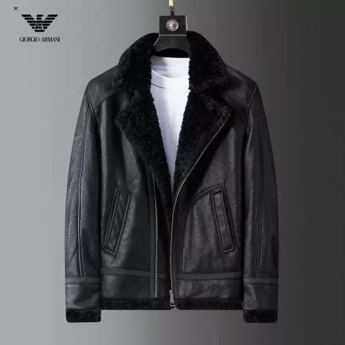 Wholesale Armani Jackets Long Sleeved For Men #1376396 $128.00 USD, Wholesale Quality Replica Armani Jackets