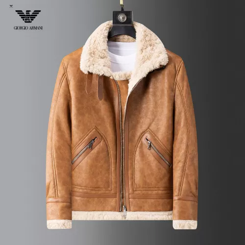 Wholesale Armani Jackets Long Sleeved For Men #1376397 $128.00 USD, Wholesale Quality Replica Armani Jackets
