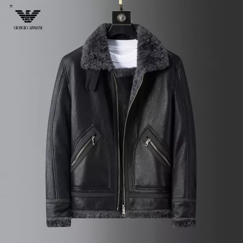 Wholesale Armani Jackets Long Sleeved For Men #1376398 $128.00 USD, Wholesale Quality Replica Armani Jackets