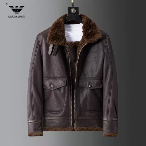 Wholesale Armani Jackets Long Sleeved For Men #1376400 $128.00 USD, Wholesale Quality Replica Armani Jackets