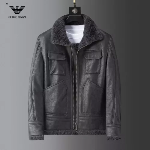 Wholesale Armani Jackets Long Sleeved For Men #1376403 $128.00 USD, Wholesale Quality Replica Armani Jackets