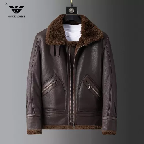 Wholesale Armani Jackets Long Sleeved For Men #1376405 $128.00 USD, Wholesale Quality Replica Armani Jackets