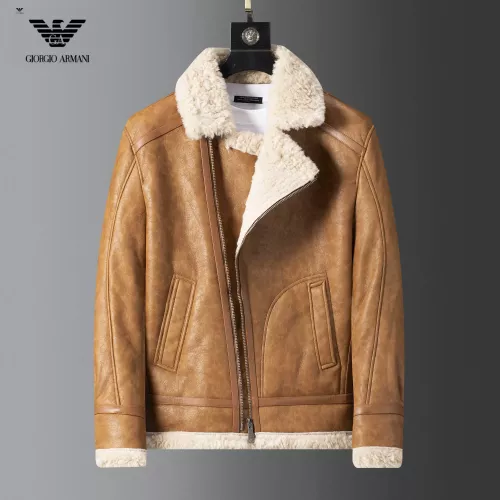 Wholesale Armani Jackets Long Sleeved For Men #1376406 $128.00 USD, Wholesale Quality Replica Armani Jackets