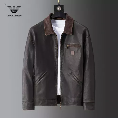 Wholesale Armani Jackets Long Sleeved For Men #1376407 $115.00 USD, Wholesale Quality Replica Armani Jackets