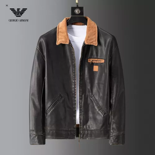Wholesale Armani Jackets Long Sleeved For Men #1376408 $115.00 USD, Wholesale Quality Replica Armani Jackets