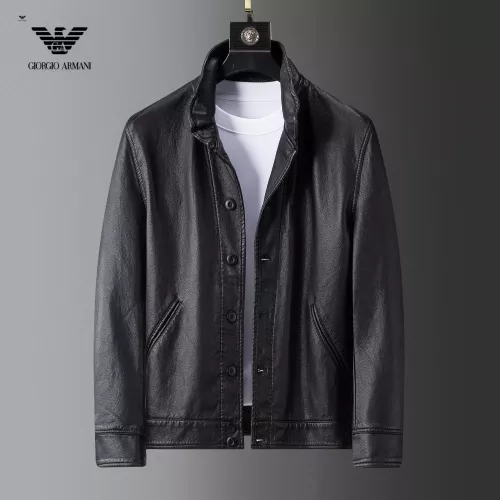 Wholesale Armani Jackets Long Sleeved For Men #1376411 $115.00 USD, Wholesale Quality Replica Armani Jackets