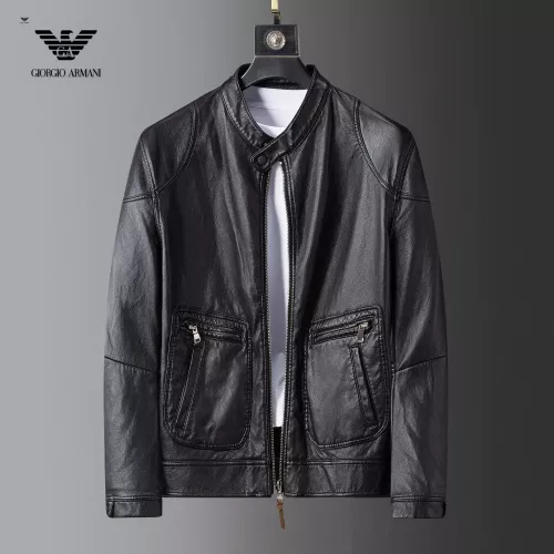 Wholesale Armani Jackets Long Sleeved For Men #1376412 $115.00 USD, Wholesale Quality Replica Armani Jackets
