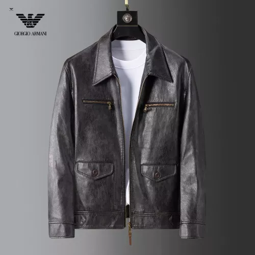 Wholesale Armani Jackets Long Sleeved For Men #1376414 $115.00 USD, Wholesale Quality Replica Armani Jackets