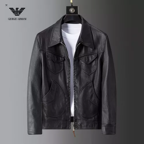 Wholesale Armani Jackets Long Sleeved For Men #1376419 $115.00 USD, Wholesale Quality Replica Armani Jackets