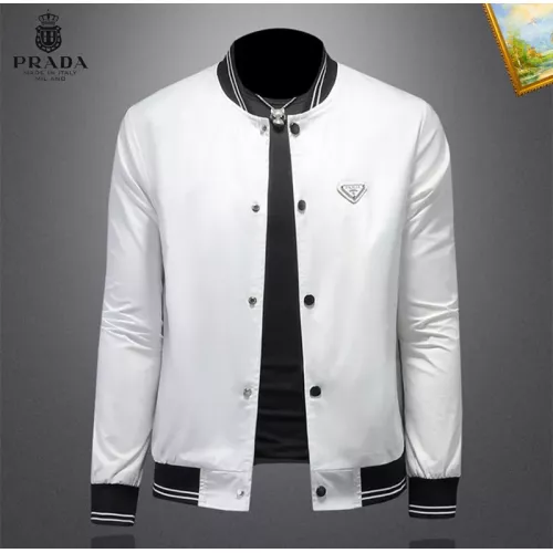 Wholesale Prada Jackets Long Sleeved For Men #1376423 $82.00 USD, Wholesale Quality Replica Prada Jackets