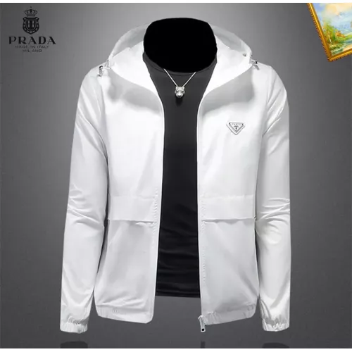 Wholesale Prada Jackets Long Sleeved For Men #1376425 $82.00 USD, Wholesale Quality Replica Prada Jackets