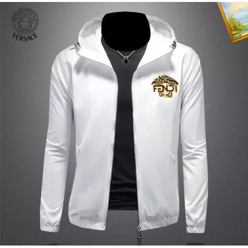 Wholesale Versace Jackets Long Sleeved For Men #1376429 $82.00 USD, Wholesale Quality Replica Versace Jackets