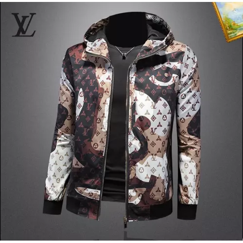Replica Louis Vuitton LV Jackets Long Sleeved For Men #1376432 $82.00 USD for Wholesale