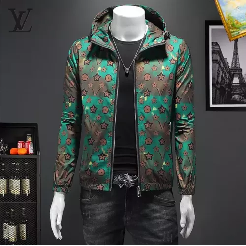 Wholesale Louis Vuitton LV Jackets Long Sleeved For Men #1376441 $82.00 USD, Wholesale Quality Replica Louis Vuitton LV Jackets