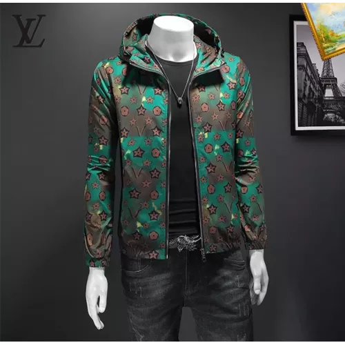 Replica Louis Vuitton LV Jackets Long Sleeved For Men #1376441 $82.00 USD for Wholesale