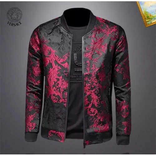 Wholesale Versace Jackets Long Sleeved For Men #1376443 $82.00 USD, Wholesale Quality Replica Versace Jackets
