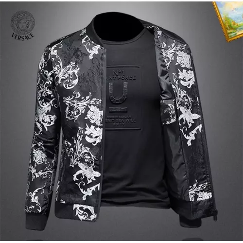 Replica Versace Jackets Long Sleeved For Men #1376444 $82.00 USD for Wholesale