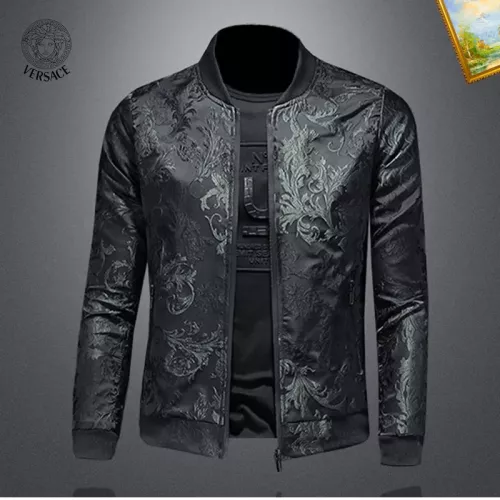 Wholesale Versace Jackets Long Sleeved For Men #1376445 $82.00 USD, Wholesale Quality Replica Versace Jackets