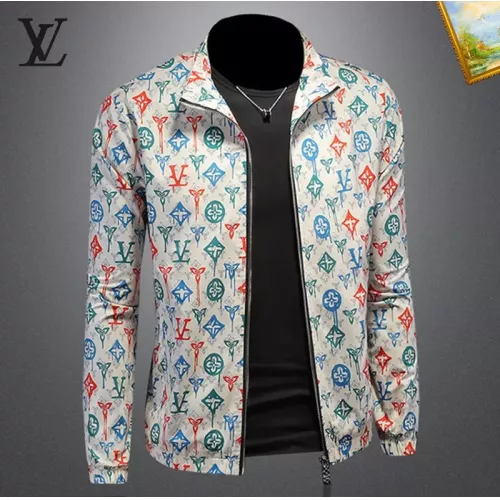 Replica Louis Vuitton LV Jackets Long Sleeved For Men #1376446 $82.00 USD for Wholesale