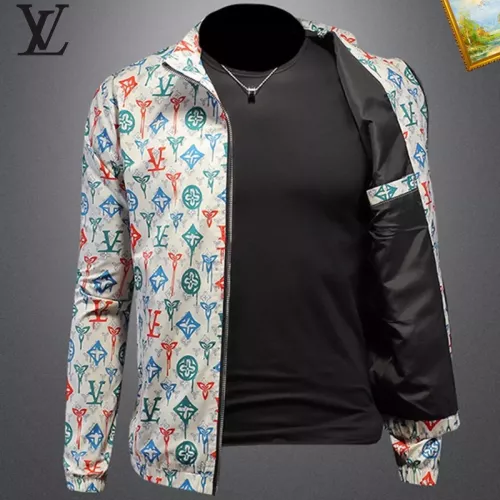 Replica Louis Vuitton LV Jackets Long Sleeved For Men #1376446 $82.00 USD for Wholesale