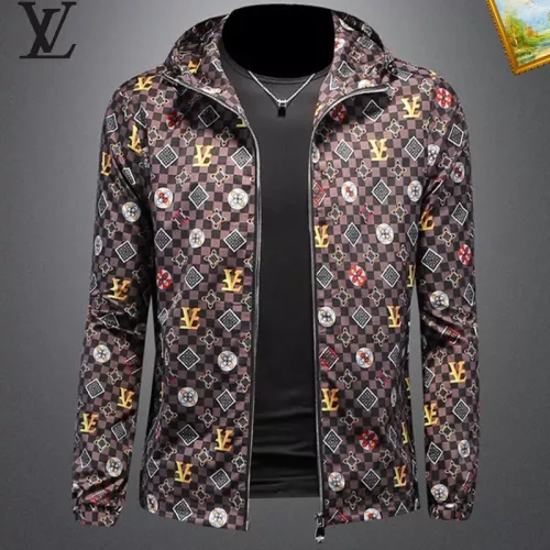 Replica Louis Vuitton LV Jackets Long Sleeved For Men #1376447 $82.00 USD for Wholesale