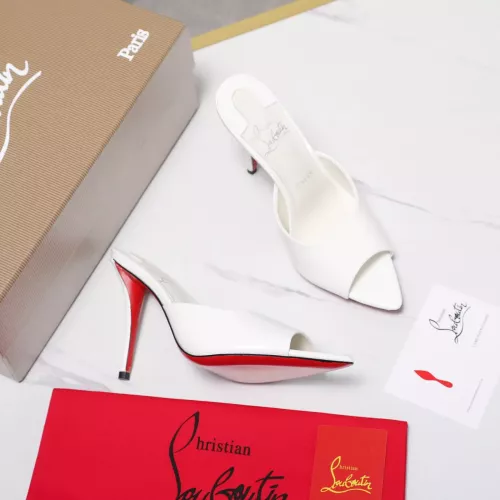 Replica Christian Louboutin CL Slippers For Women #1376527 $105.00 USD for Wholesale