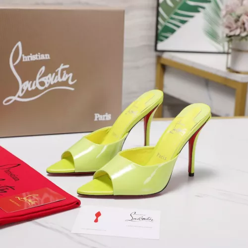 Wholesale Christian Louboutin CL Slippers For Women #1376530 $105.00 USD, Wholesale Quality Replica Christian Louboutin CL Slippers