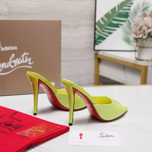 Replica Christian Louboutin CL Slippers For Women #1376530 $105.00 USD for Wholesale