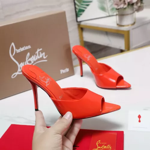 Replica Christian Louboutin CL Slippers For Women #1376531 $105.00 USD for Wholesale