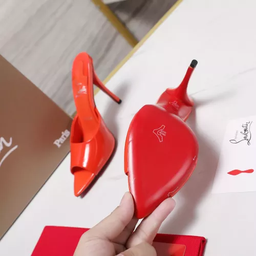 Replica Christian Louboutin CL Slippers For Women #1376531 $105.00 USD for Wholesale