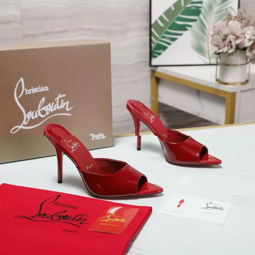 Replica Christian Louboutin CL Slippers For Women #1376532 $105.00 USD for Wholesale