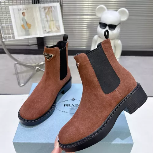 Wholesale Prada Boots For Women #1376566 $115.00 USD, Wholesale Quality Replica Prada Boots