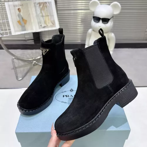 Wholesale Prada Boots For Women #1376568 $115.00 USD, Wholesale Quality Replica Prada Boots