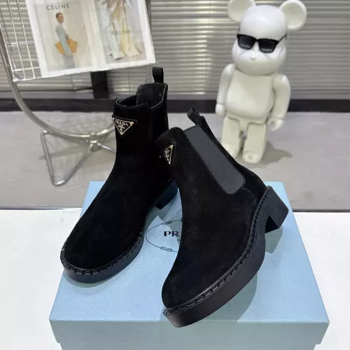 Replica Prada Boots For Women #1376568 $115.00 USD for Wholesale