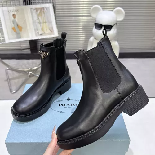 Wholesale Prada Boots For Women #1376569 $115.00 USD, Wholesale Quality Replica Prada Boots