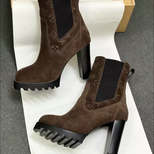 Wholesale Louis Vuitton Boots For Women #1376570 $128.00 USD, Wholesale Quality Replica Louis Vuitton Boots