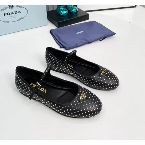 Wholesale Prada Flat Shoes For Women #1376597 $115.00 USD, Wholesale Quality Replica Prada Flat Shoes