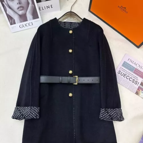Wholesale Prada Coat Long Sleeved For Women #1376599 $350.41 USD, Wholesale Quality Replica Prada Coat