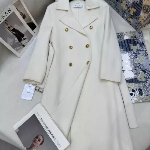 Wholesale Christian Dior Coat Long Sleeved For Women #1376606 $343.80 USD, Wholesale Quality Replica Christian Dior Coat