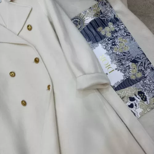 Replica Christian Dior Coat Long Sleeved For Women #1376606 $343.80 USD for Wholesale