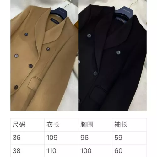 Replica Louis Vuitton LV Coat Long Sleeved For Women #1376614 $380.17 USD for Wholesale