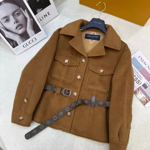 Wholesale Louis Vuitton LV Coat Long Sleeved For Women #1376620 $409.92 USD, Wholesale Quality Replica Louis Vuitton LV Coat
